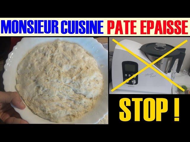 monsieur cuisine silvercrest lidl pâte épaisse - lourde A EVITER !