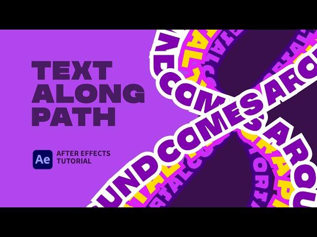 Text Along Path. After Effects Tutorial