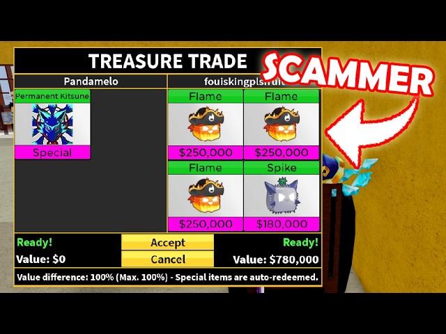 I GOT TRICKED INTO DOING THIS TRADE (RIP ROBUX) in Blox Fruits