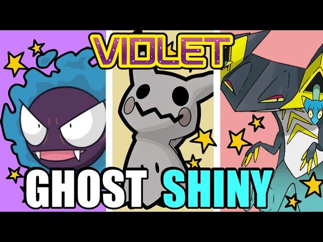 Beating a Pokémon Violet Nuzlocke with ONLY SHINY Ghost Types?!