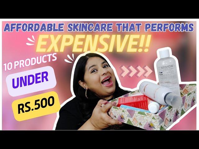 Affordable Skincare that performs EXPENSIVE! | Mostly UNDER ₹500 | Ambika Singh