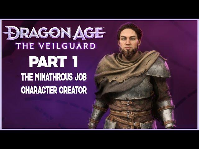 Dragon Age The Veilguard - Part 1 The Minrathous Job (And Character Creator)