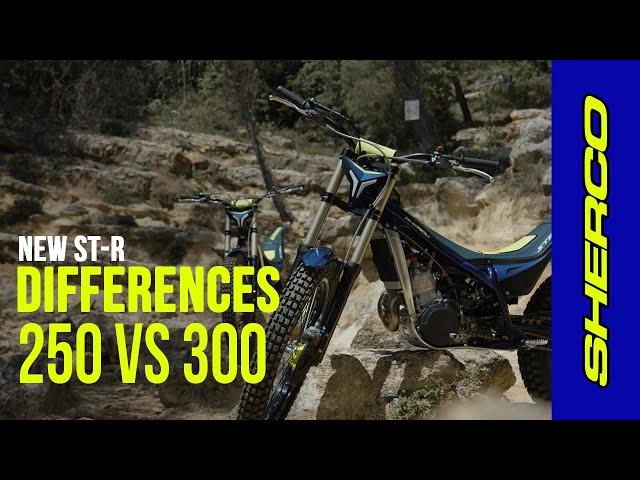 New Sherco Trial ST-R and differences between 250 and 300