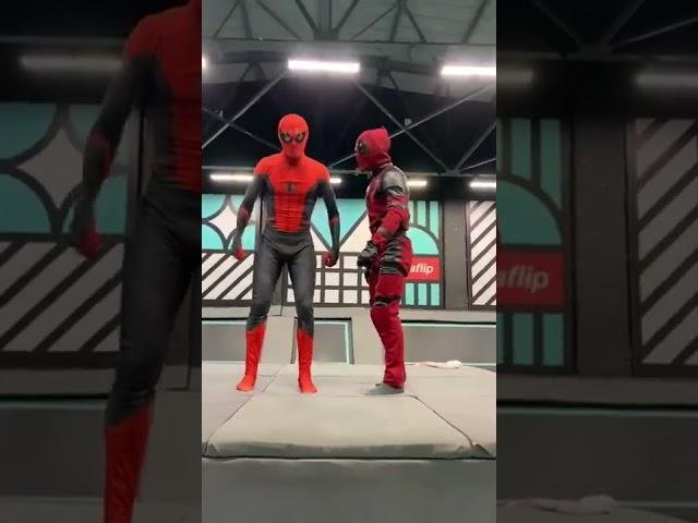 Spiderman VS Deadpool#shorts