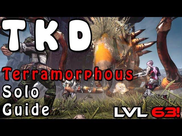 Borderlands 2 - How to Solo Terramorphous UVHM! (Zer0 W/ Commentary)