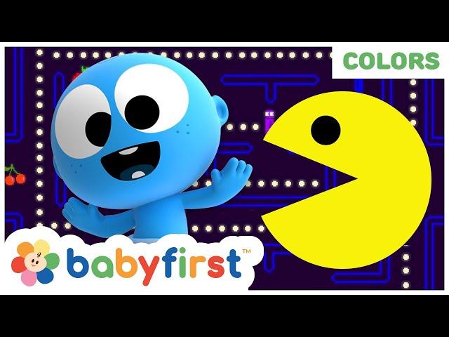 Playing Pacman With Color Crew & GooGoo Baby | 1 Hour Compilation of My Color Friends | BabyFirst