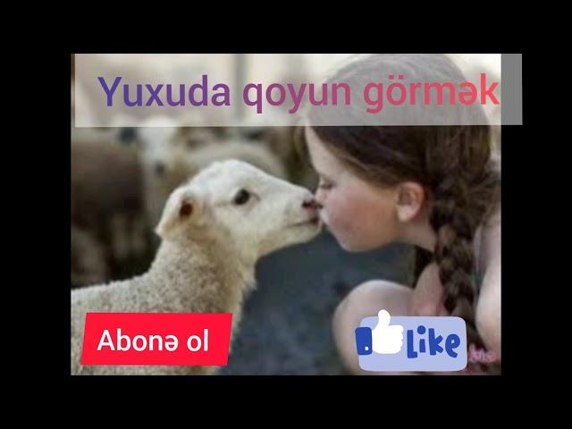 Yuxuda quzu, qoyun görmək. SƏSLİ