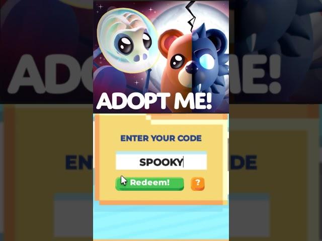 ADOPT ME NEW CODE!   New Halloween Update