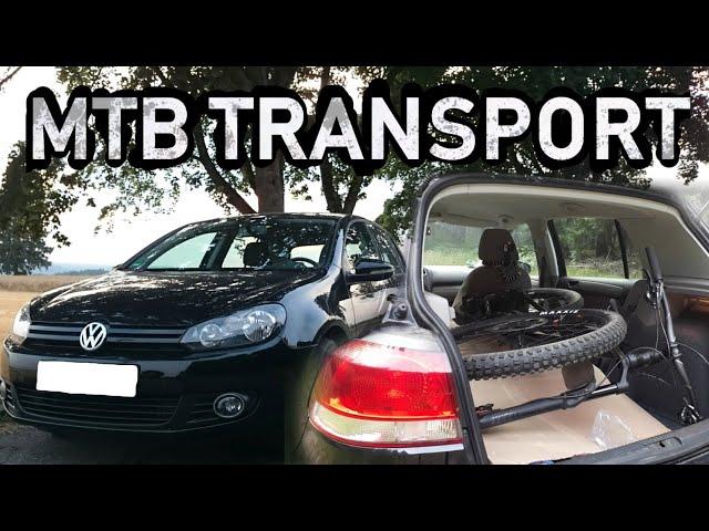 BIKE transport in the CAR?!  (Canyon Spectral in the VW Golf 6)