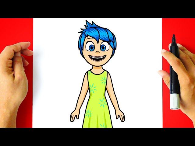 How to DRAW JOY - Inside Out 2