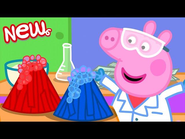 Peppa Pig Tales  Volcano Science Experiment  Peppa Pig Episodes