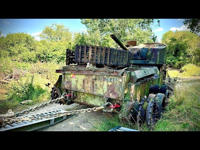 RECOVERY OF ABANDONED WWII TANK