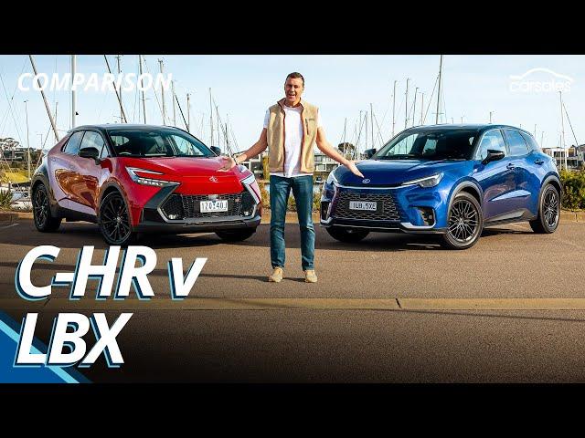 2024 Lexus LBX Sports Luxury v Toyota C-HR GR Sport Comparison | Sporty versus luxury plot twist