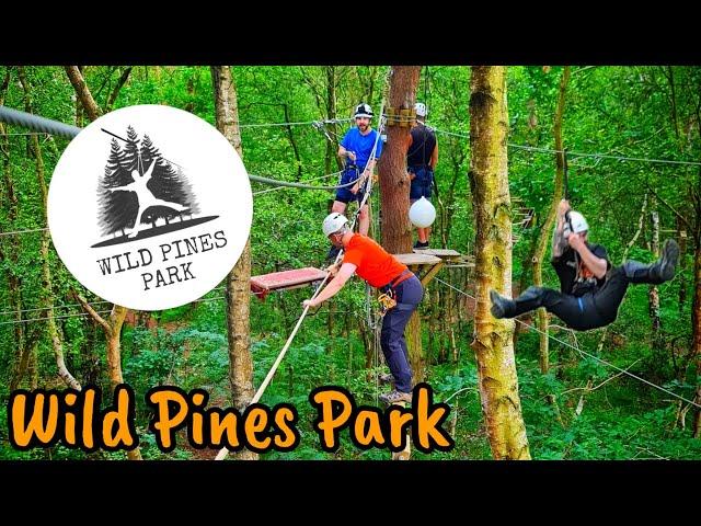 Wild Pines Park, Market Rasen 2024 - Rope Courses & Ziplines! 