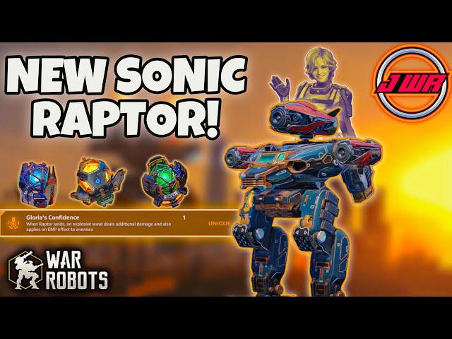 [WR] New Sonic Raptor is a MONSTER! war robots update 10.4 raptor gameplay #warrobots