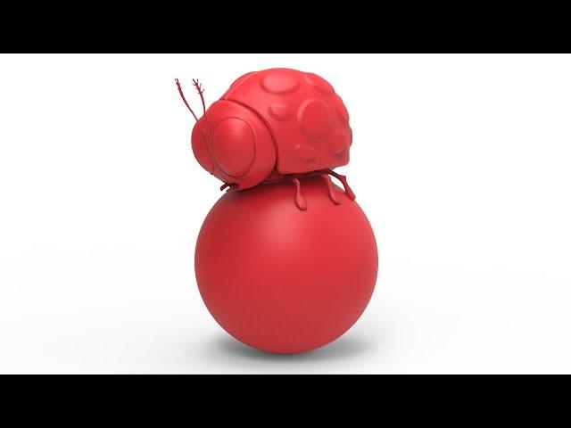 Ladybird - Sculptris Pro Timelapse by Pablo Munoz Gomez