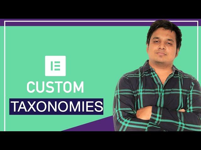 Create WordPress custom taxonomy - CPT UI & Elementor Pro