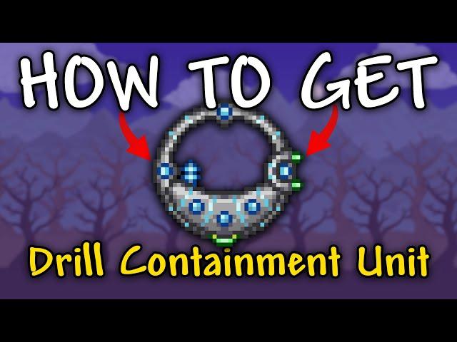 How to Get Drill Containment Unit in Terraria 1.4.4.9 | How to Craft Drill Containment Unit