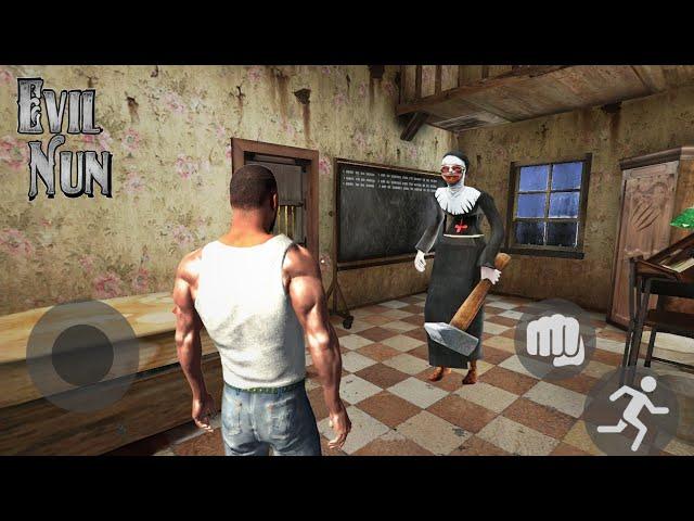 Franklin Entered in Evil Nun House in Indian Bike Driving 3D