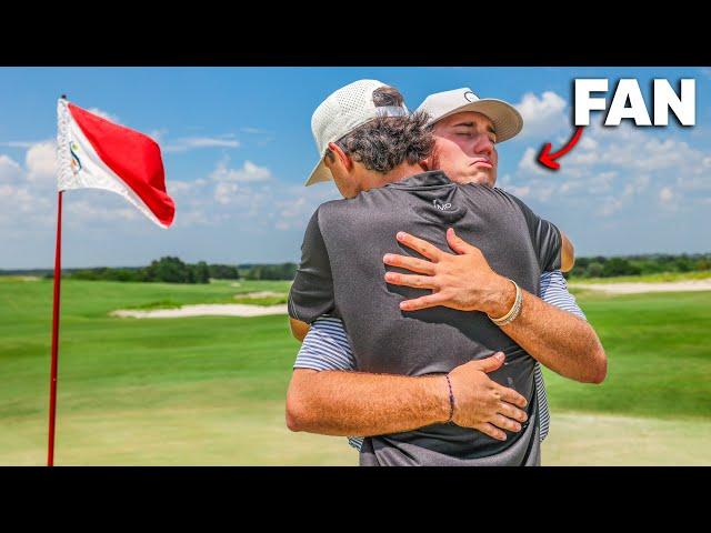 I Surprised a Fan with his Dream Golf Trip!