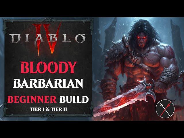 Diablo 4 Barbarian Build - Bleed Barbarian Leveling Build