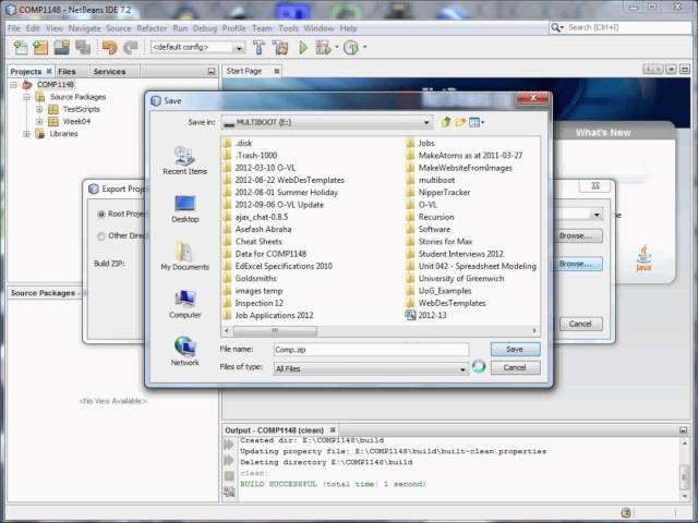 Java - Import and Export Projects using NetBeans