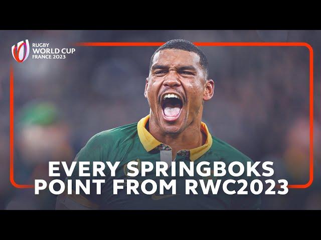 Every South Africa point at Rugby World Cup 2023