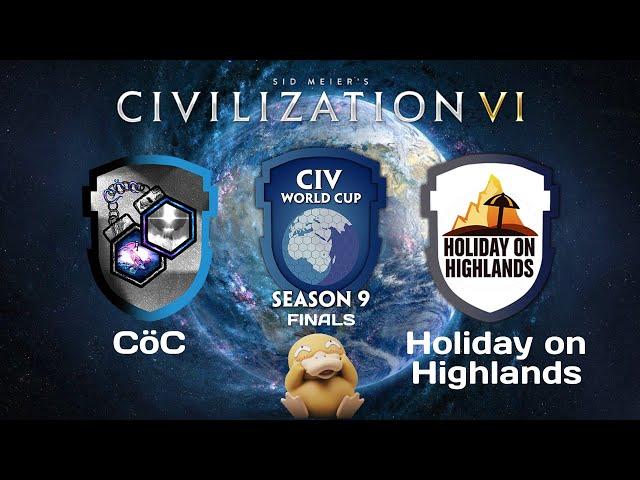 HoH vs CoC FINAL game 3 | CWC Season 9 Civilization 6