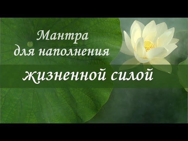 Мантра ЖИЗНЕННОЙ СИЛЫ ИСЦЕЛЕНИЯ ДУШЕВНОГО ПОКОЯ