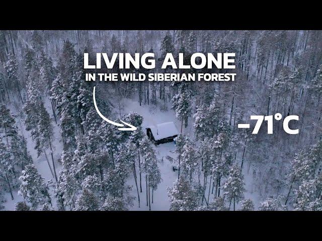 Living Alone in the Wild Siberian Forest for 20 years (-71°C, -96°F) Yakutia