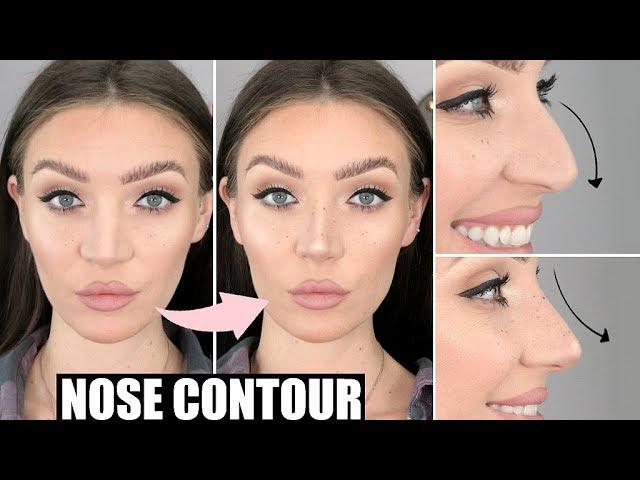 The 'Nose Job' Nose Contour | How to Contour a Big + Crooked Nose