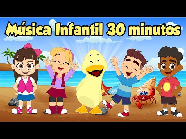 30 MINUTOS DE MÚSICAS ANIMADAS - O PATINHO COLORIDO E OUTRAS DIVERTIDAS!