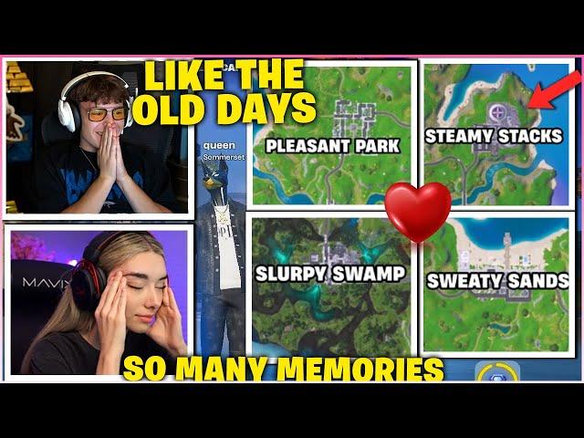 CLIX & SOMMERSET FLIRTS While Revisiting Their OG POI in FORTNITE Remix! (Fortnite Moments)