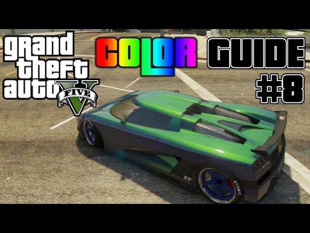 GTA V - Ultimate Color Guide #8 | Best Colors Combos for Entity XF