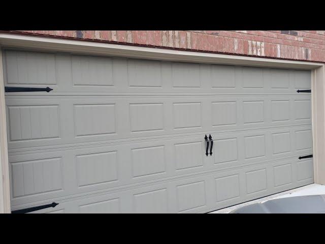 Outside DIY Project: Black Magnetic Garage Door Hardware (6-Piece)