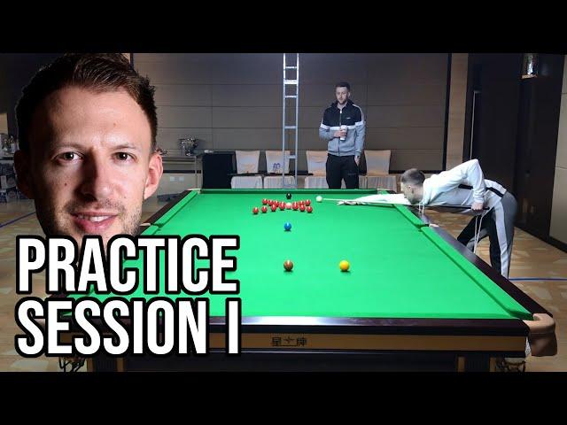 Judd Trump practicing ᴴᴰ (part 1) | Snooker Backstage