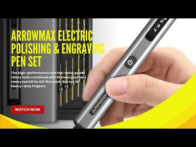 Arrowmax Electric Polishing & Engraving Pen Set