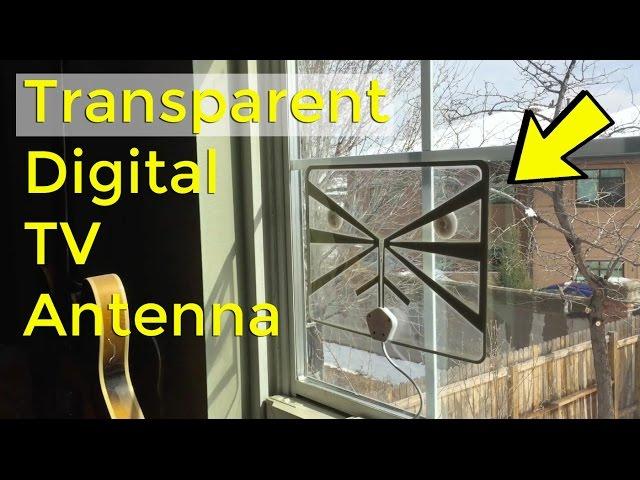 How To Install Transparent Digital TV Antenna with 50 Mile Range- Alldio 1 Review