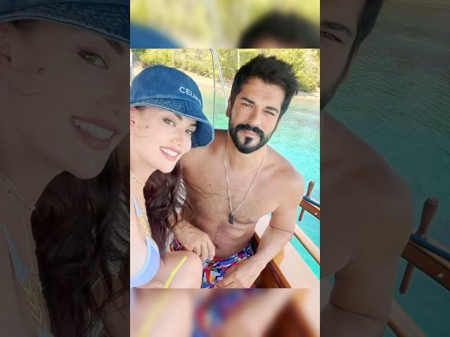 Burak Ozcivit with wife Fahriye Evcen #short #burakozcivit #fahriyeevcen #shorts