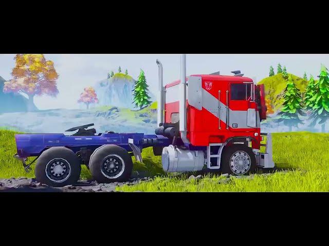 Fortnite Optimus Prime and Movie Optimus Prime