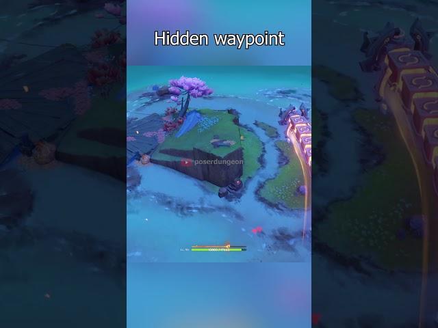 Correct way to open hidden waypoint