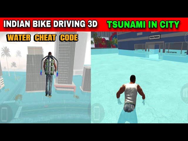 Tsunami In City Water Props Code | Funny Gameplay Indian Bikes Driving 3d 