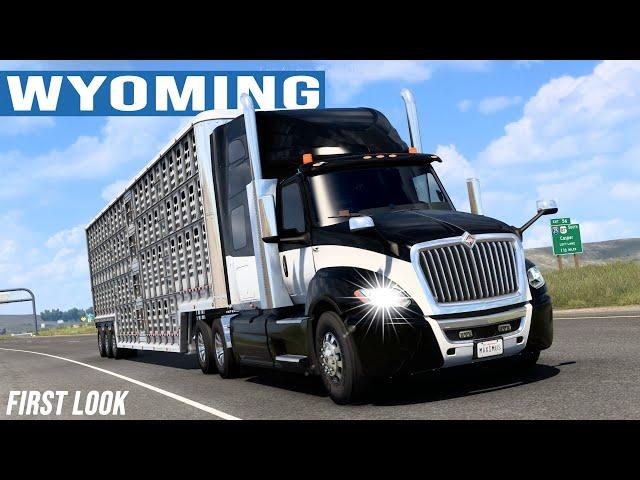 ATS Wyoming DLC - First Look New Trailer Gameplay [#403] AMERICAN TRUCK SIMULATOR