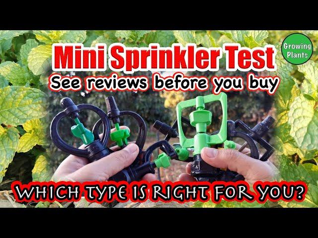 Plants Mini Water Sprinkler for Growing and Garden - "Which type is Best"