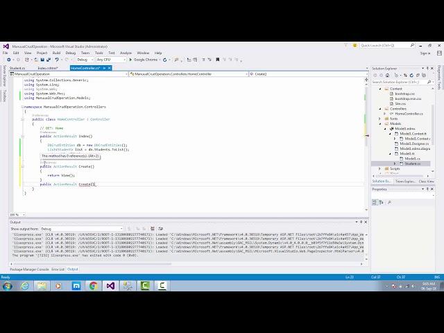 Crud operation in asp.net MVC using datatable