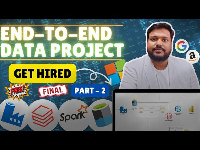 Azure End-To-End Data Engineering Project for Beginners (FREE Acc.) | Real Time Tutorial (PART - 2)