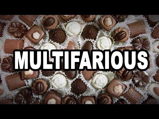  Learn English Words: MULTIFARIOUS - Meaning, Vocabulary Video with Pictures and Examples