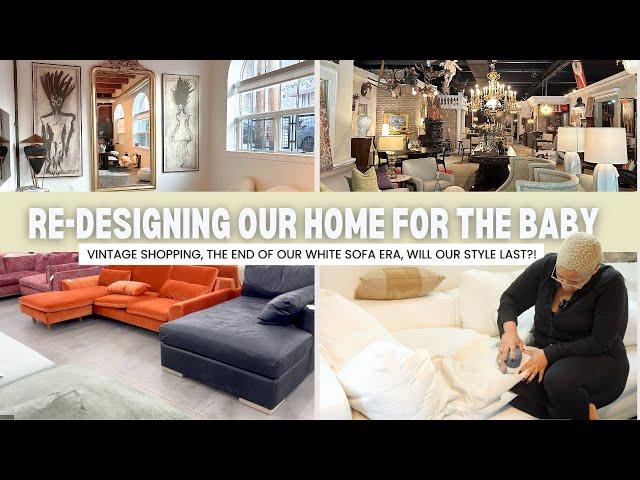 Will Our Style Hold Up to A Baby? | VLOG Giving Away Furniture, Redecorating, & Antiquing