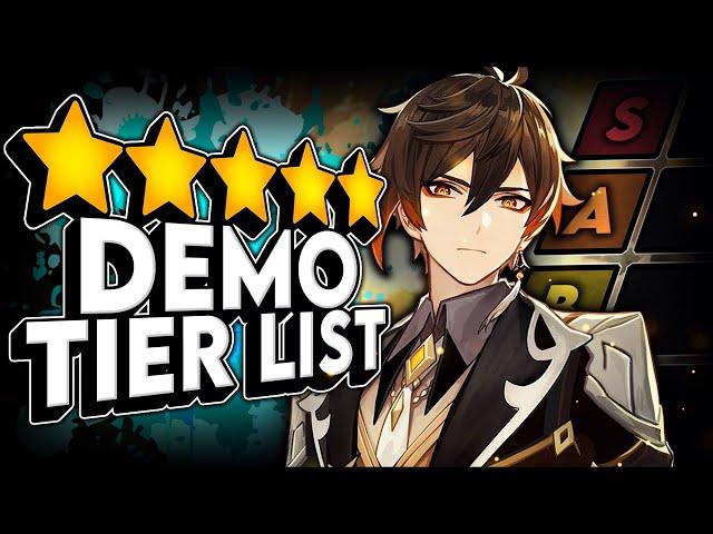 5 Star Demo Tier List (Part 1 of 2) | Genshin Impact