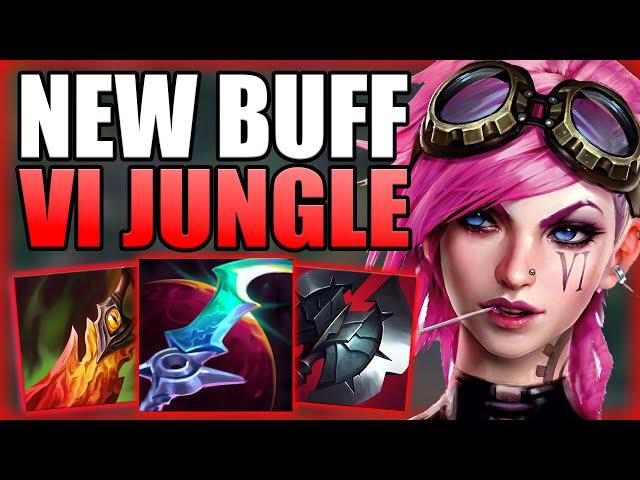 HOW TO CARRY SOLO Q GAMES WITH VI JUNGLE AFTER THE NEW BUFF! - Gameplay Guide League of Legends